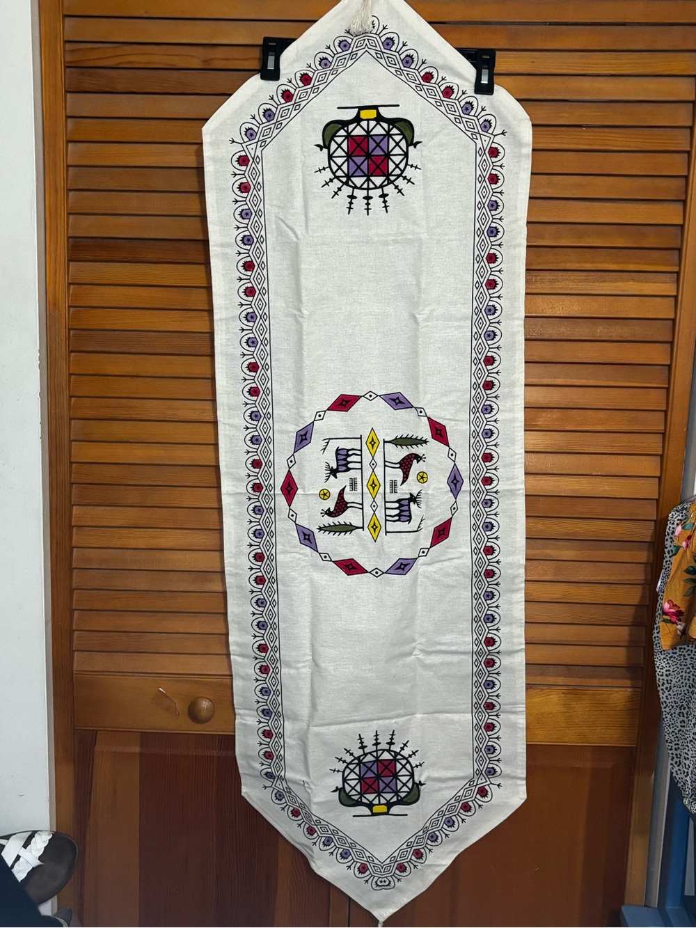 Rosehan Handmade. Block Printed Boho tablerunner
